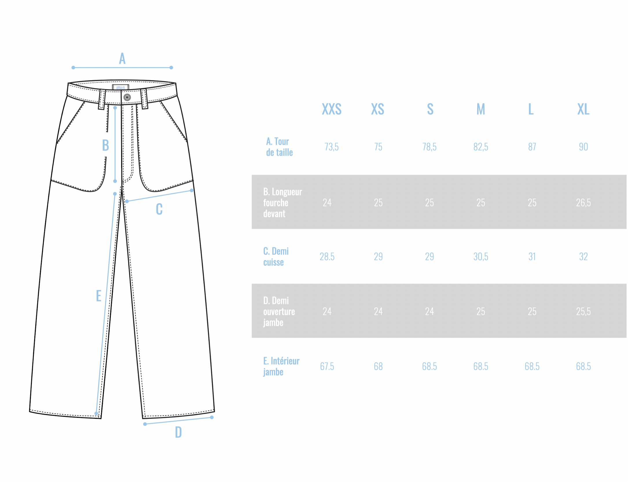 AKPA PANTS WHITE