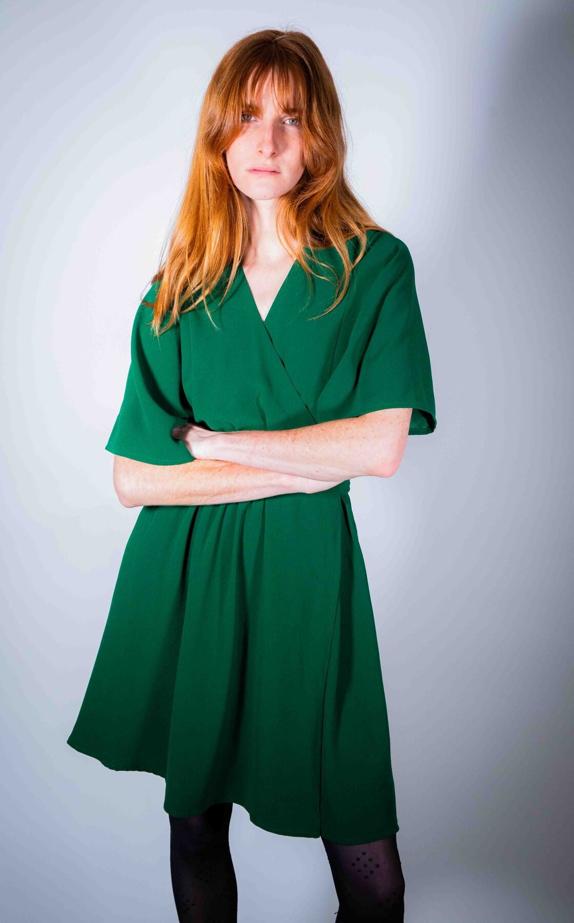 ROBE SIKARA COURTE VERTE
