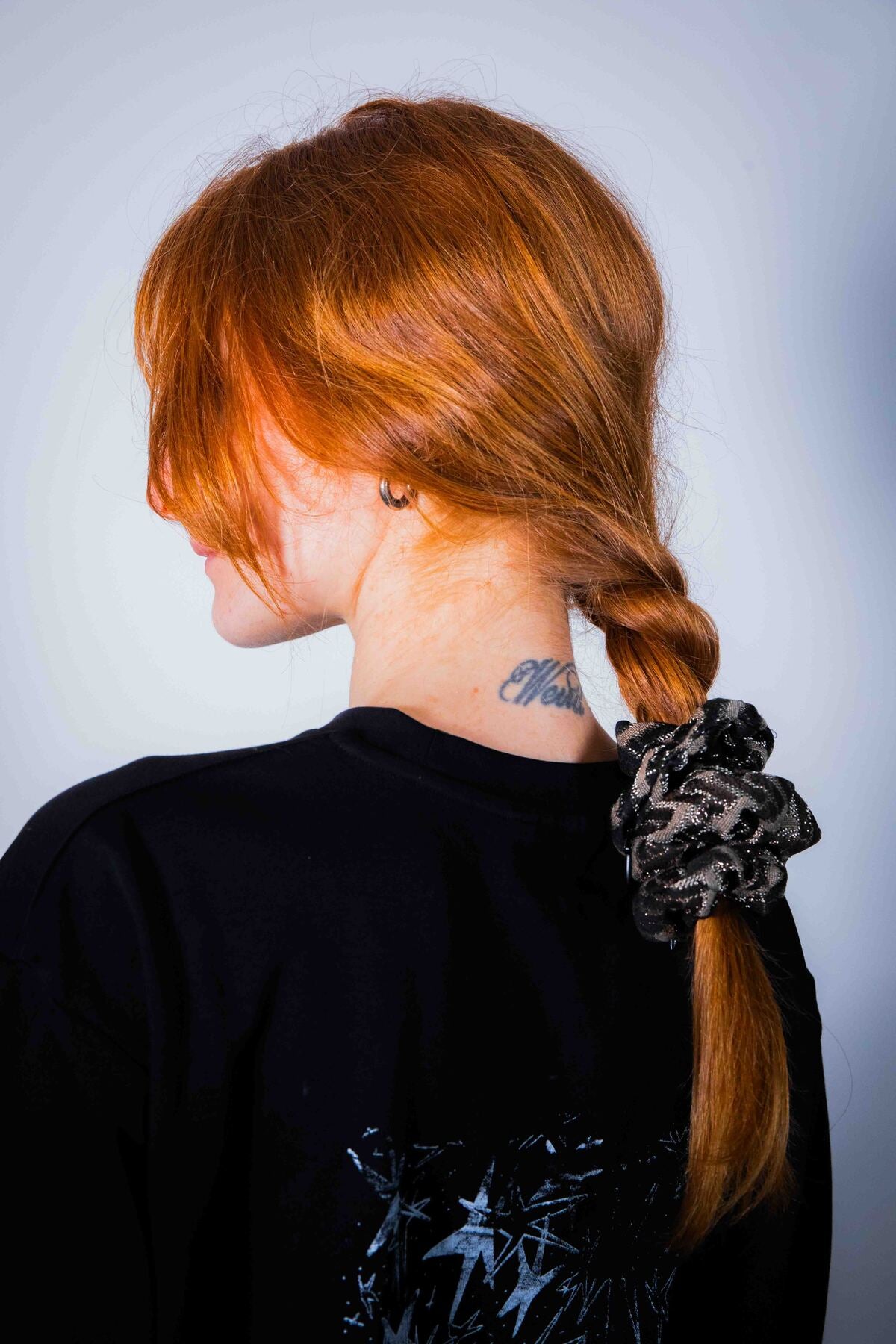 BROWN BAO SCRUNCHIE