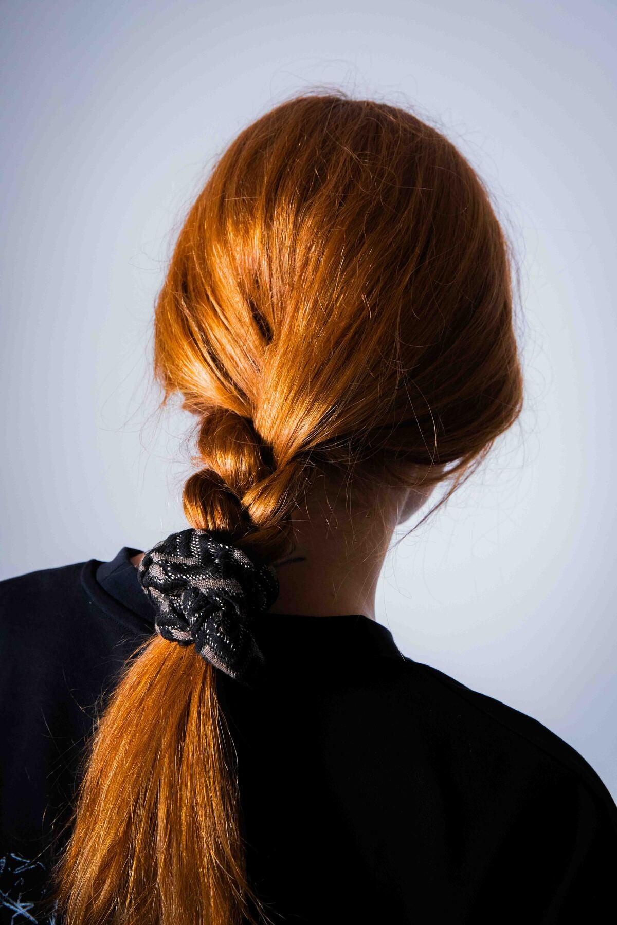 BROWN BAO SCRUNCHIE