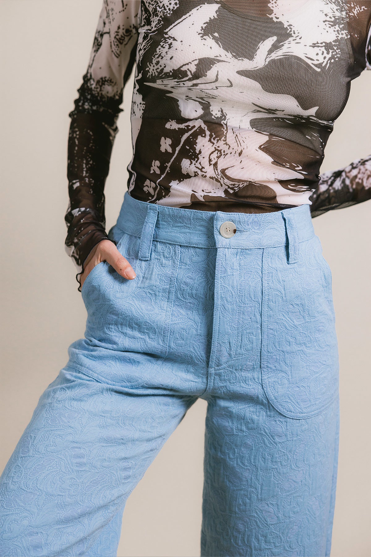 PRECOMMANDE PANTALON AKPA PIQUE DE COTON