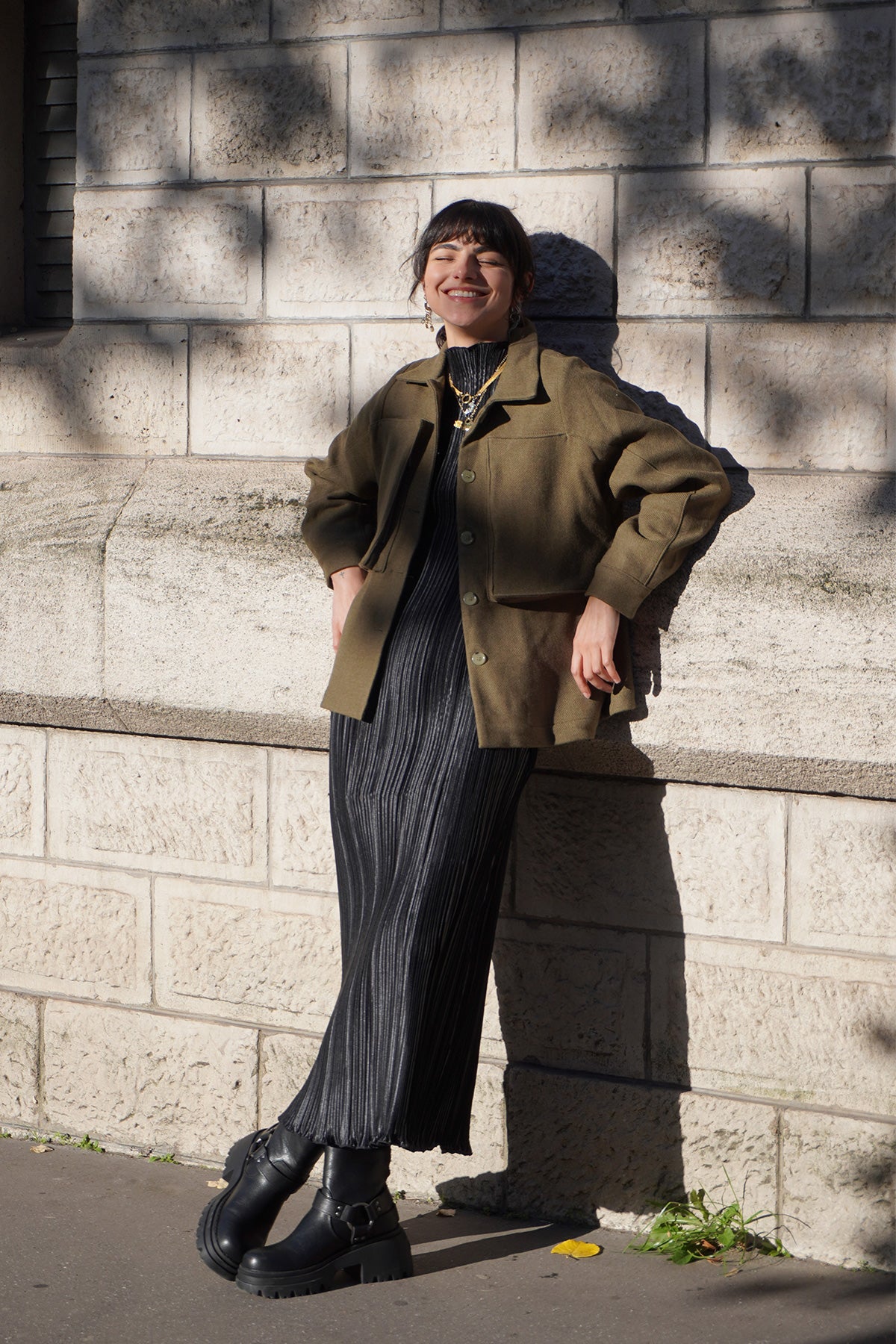 WOOL POKKA JACKET
