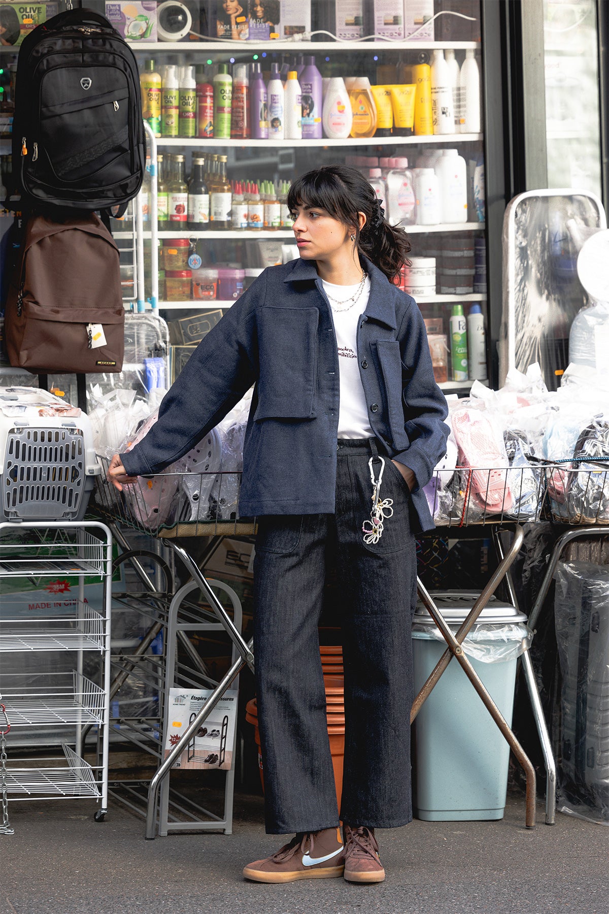 WOOL POKKA JACKET