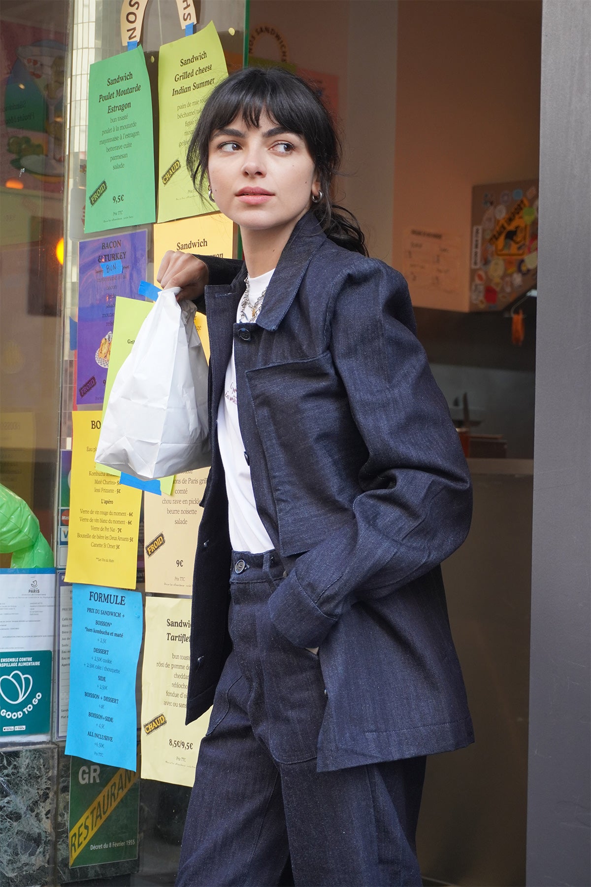 DENIM POKKA JACKET