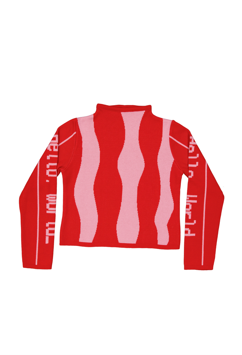 SWEATER 404_ PINK & RED